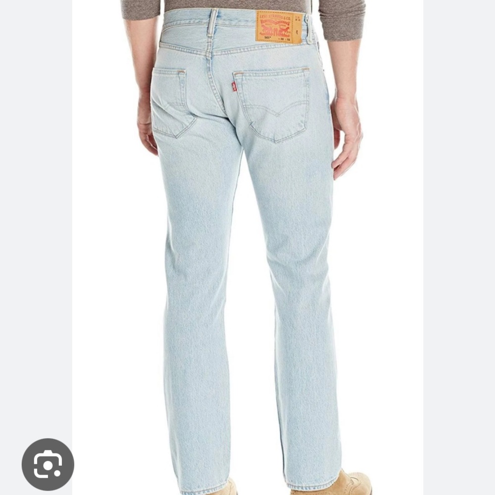 Levi Strauss 501 button fly jeans w30 w30 size 30 men's jean Levi's original fit